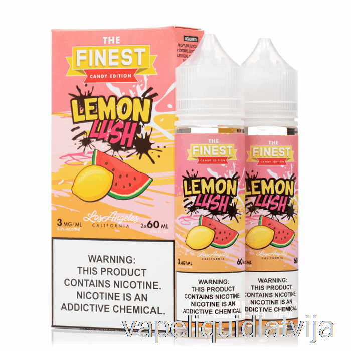 Lemon Lush - Finest Candy Edition - 120ml 6mg Vape šķidrums